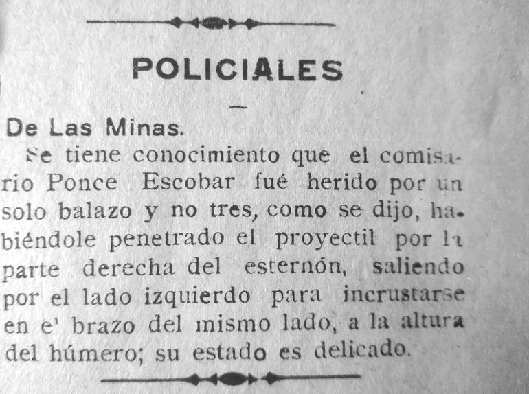 Las noticias policiales del diario: breves, pero impactantes. Las noticias policiales del diario: breves, pero impactantes.