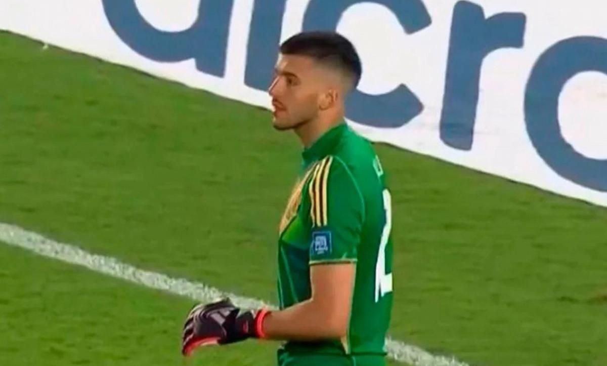 Rulli fue titular en la Selección Argentina.