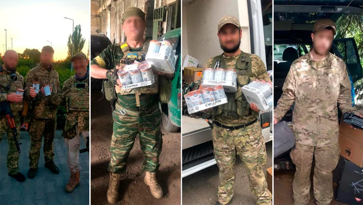 ¿Cómo llegó la comida argentina al frente de batalla ucraniano?