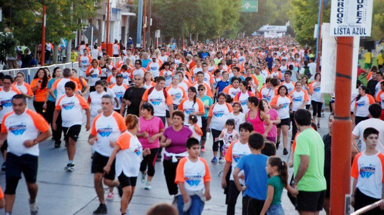 Una multitud participó del megaevento cipoleño. El deporte es salud y así lo entienden en la vecina ciudad.&nbsp;