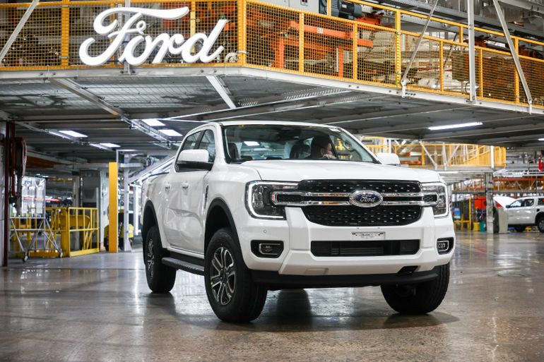 La Ford Ranger fabricada en la planta de General Pacheco.
