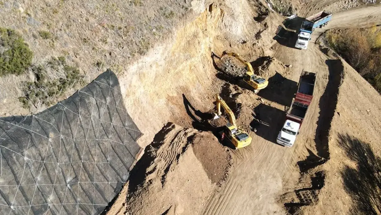 Siguen las obras en la ruta 23 en Neuquén