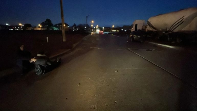 El accidente ocurrió a las 8.15 de este martes en Trelew