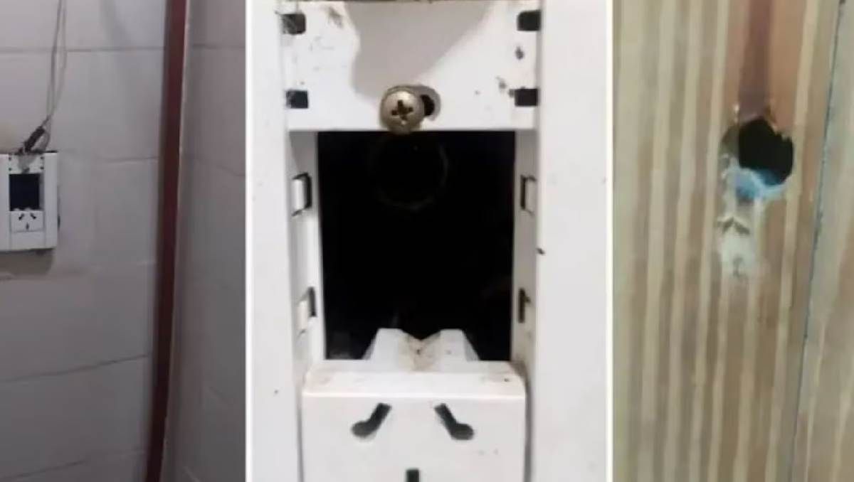 El baño del complejo habitacional tenía cámaras ocultas con las que se espiaba a mujeres y niños.