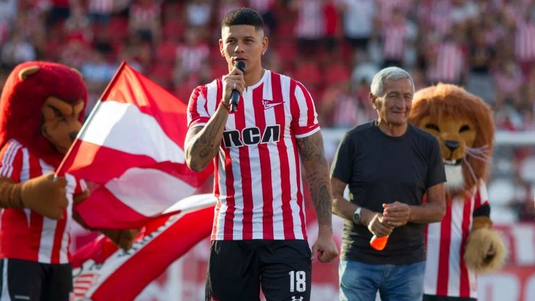 Marcos Rojo en su paso por Estudiantes de La Plata Marcos Rojo en su paso por Estudiantes de La Plata