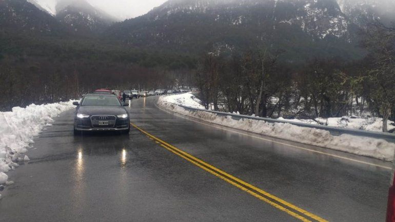 Con precaución, habilitan el tránsito en la Ruta 40