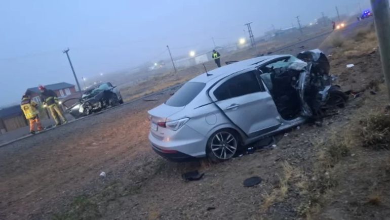 Murió una mujer de 25 años en un choque frontal en Las Heras