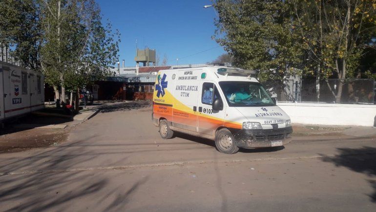 Fue asistido en el hospital de Rincón de los Sauces