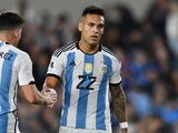 Lautaro Martínez y Julián Álvarez