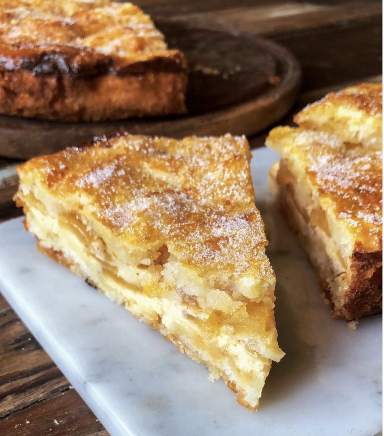 Torta haragana de manzana, fácil y súper rica.