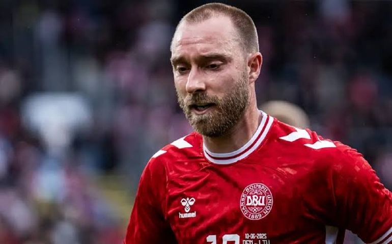 El posteo de Eriksen tras desmayarse otra vez jugando para Dinamarca
