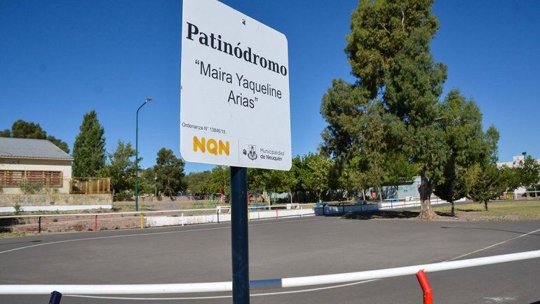 El patinódromo que ya luce el nombre de una campeona