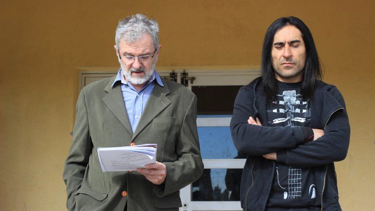 El teatrista Jorge Onofri y el neuquino Kiran Sharbis y&nbsp;