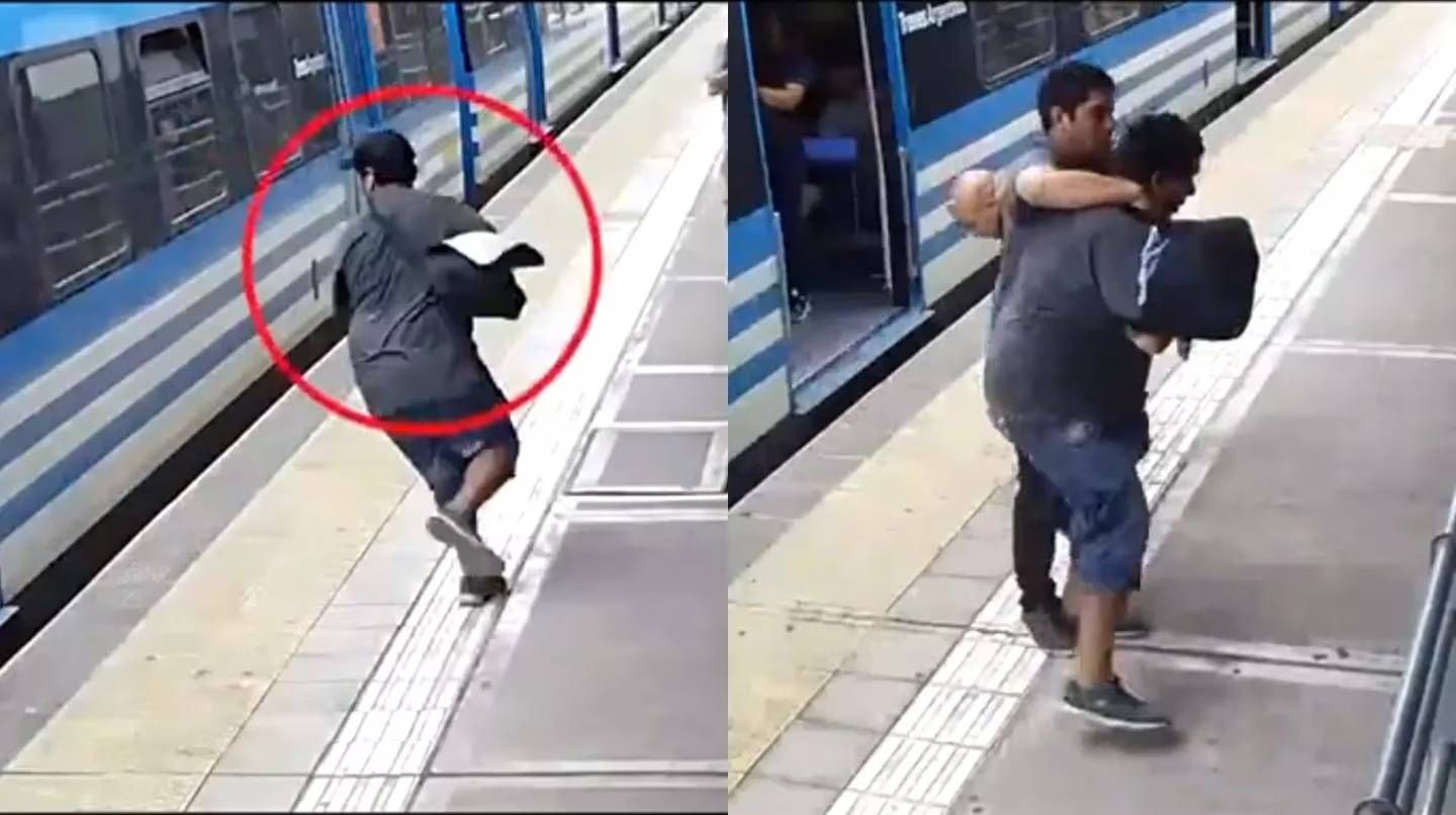 Robó un celular en el tren