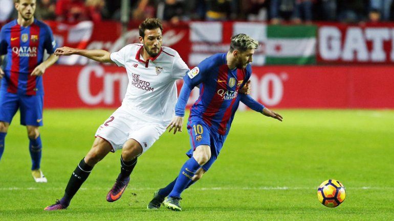 Con un gol y una asistencia de Messi, Barsa le ganó a Sevilla