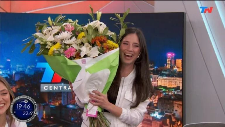 Sofía Terrile emocionada Sofía Terrile emocionada