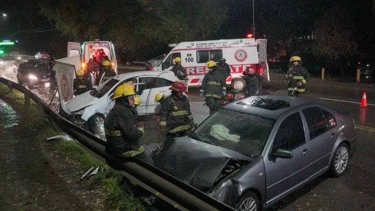 Una persona resultó herida tras un choque en San Martín de los Andes