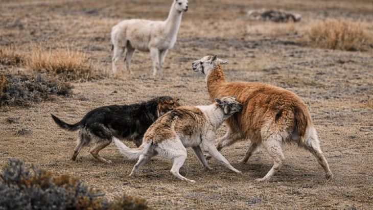 Productores de Neuquén advirtieron el avance de los perros salvajes en la provincia durante la pasada exposición rural realizada en Junín de los Andes.