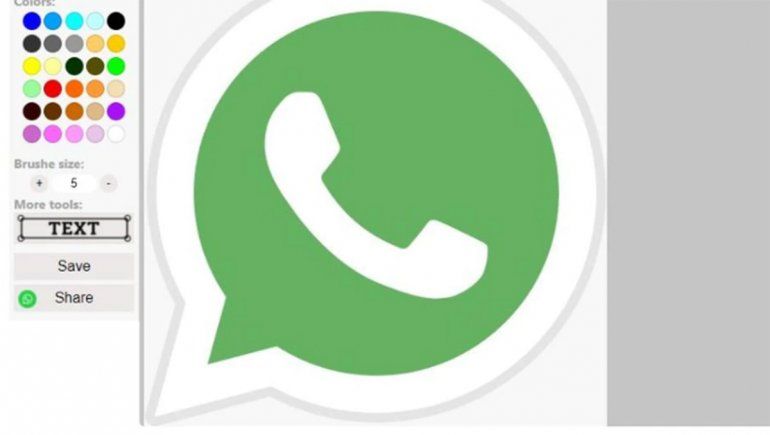 WhatsApp: Cómo agrego Paint para editar imágenes