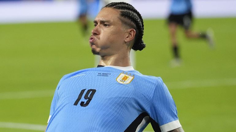 Darwin Núñez es uno de los goleadores de la Copa América.