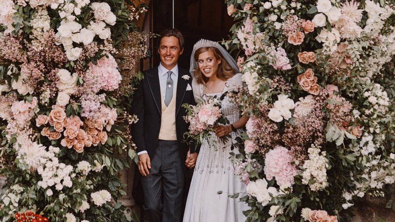 La boda secreta de la princesa Beatriz de York ¡Mirá las fotos!