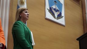Gloria Ruiz presidió el debate en la Legislatura / Foto