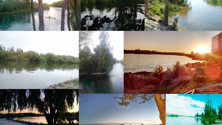 El Limay en todas sus formas. Es uno de los temas que más eligieron los vecinos para participar en el concurso.