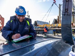 Río Negro se prepara para el GNL: descargan el cargamento del buque Billion Star. (Foto: Gobierno de Río Negro) Río Negro se prepara para el GNL: descargan el cargamento del buque Billion Star. (Foto: Gobierno de Río Negro)