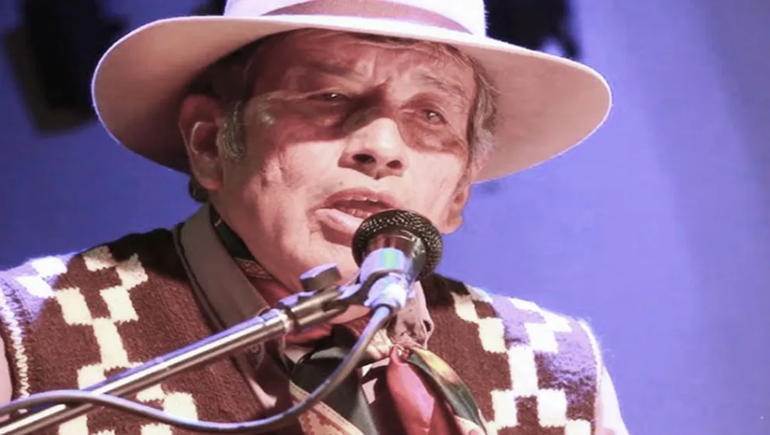 Atilio Alarcón cantor del norte neuquino.