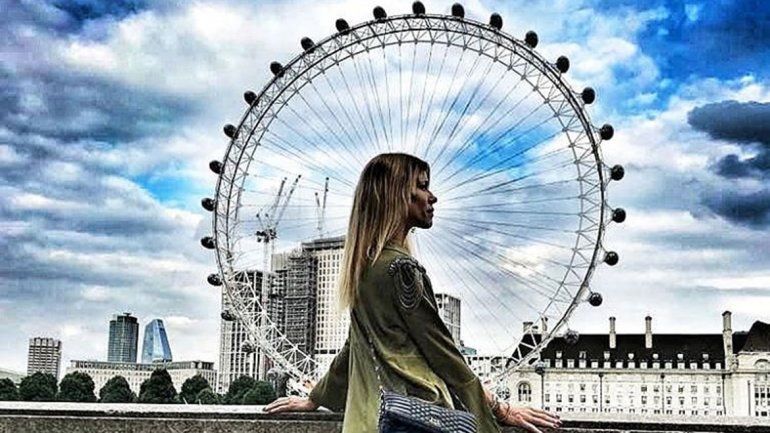 Nicole Neumann viajó a Londres junto a su novio&nbsp;