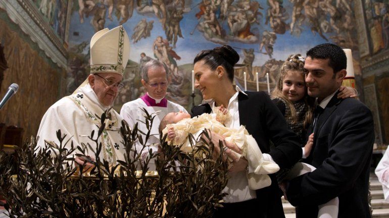 El sumo pontífice mandó así un mensaje muy significativo.