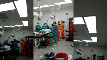 Video: se llovió un quirófano en el Castro Rendón en plena cirugía