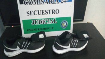 Detenido con zapatillas robadas 01.jpg