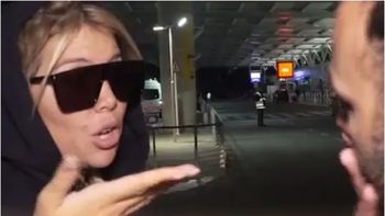 a los gritos: el video de wanda nara contra lam, en plena calle a los gritos: el video de wanda nara contra lam, en plena calle
