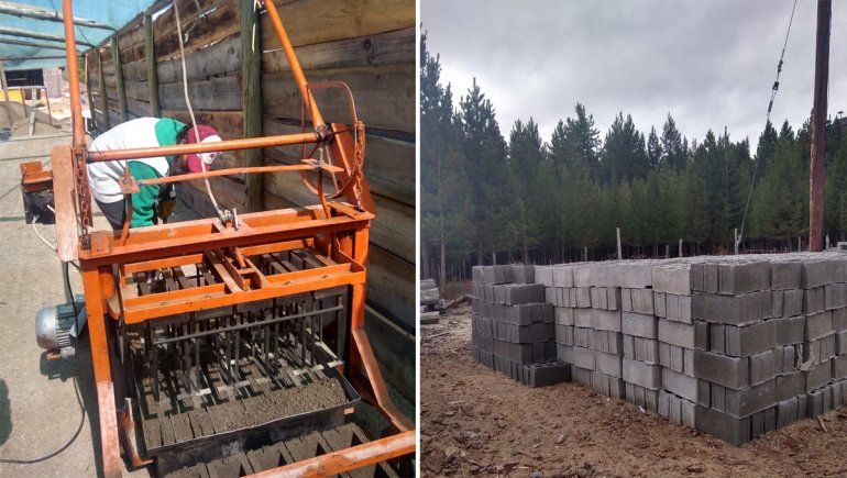 Con cemento y chicharrón, jóvenes mapuches construirán sus propias viviendas
