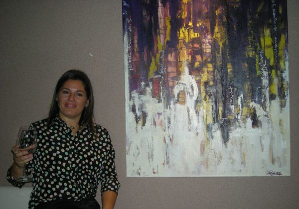 Ivana Quiroga expone en Arte & Vino