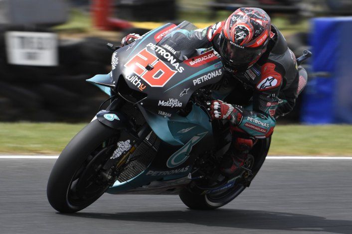 Fabio Quartararo dominó el viernes del Moto GP en Valencia