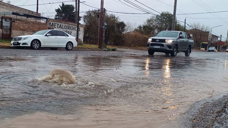 La lluvia y las tormentas en Neuquén