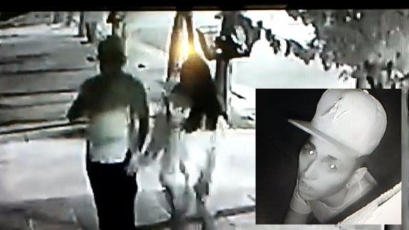 Robó una cámara de seguridad y quedó grabado