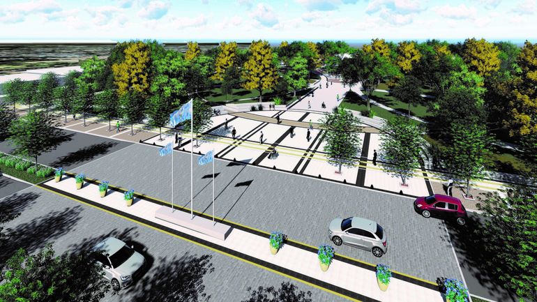 Proyecto de obra de Plaza San Martín de Plottier. Proyecto de obra de Plaza San Martín de Plottier.