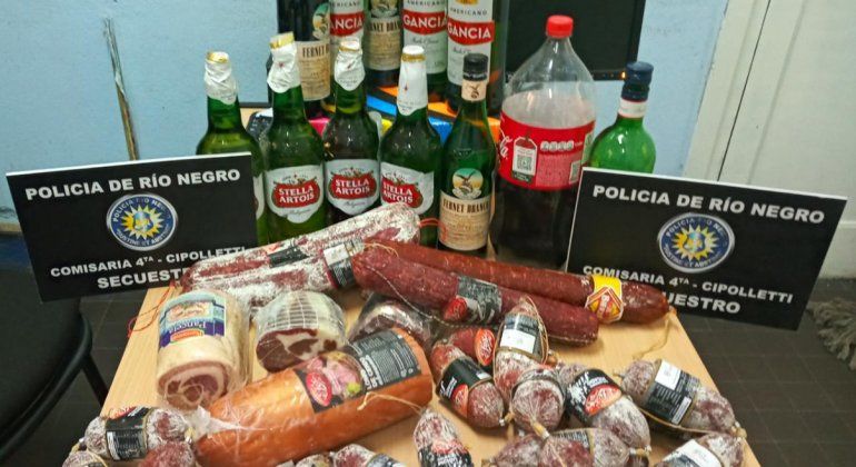 Robaron salame, Fernet y Coca para la picada de Año Nuevo, pero los descubrieron