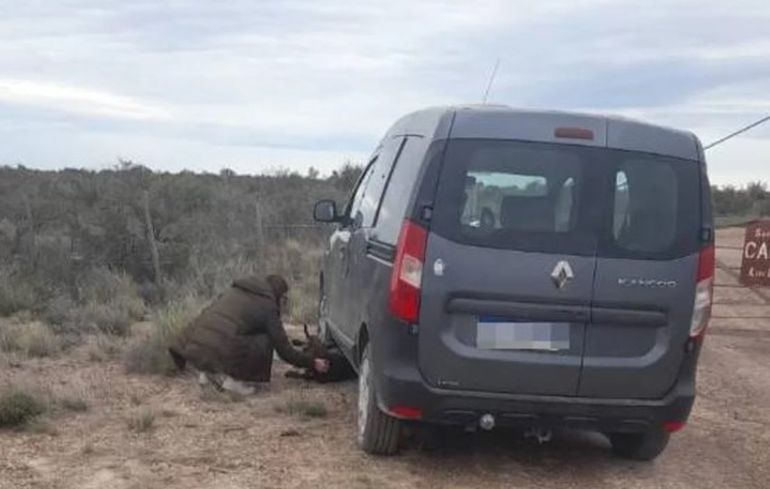 El perro, por su cuenta, encontró la camioneta, junto a una estancia cerca de Comodoro Rivadavia. El perro, por su cuenta, encontró la camioneta, junto a una estancia cerca de Comodoro Rivadavia.