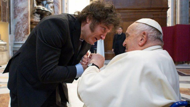 El encuentro del papa Francisco y el presidente Javier Milei