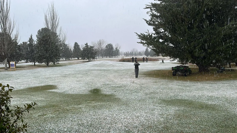 Rincón Club de Campo festejó bajo la nieve en el campeonato de la Federación Regional