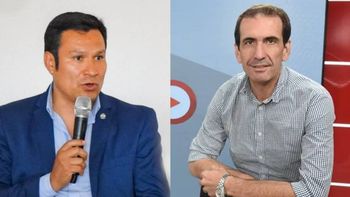 Pablo Cervi (UCR) y Osvaldo Llancafilo (MPN). Pablo Cervi (UCR) y Osvaldo Llancafilo (MPN).