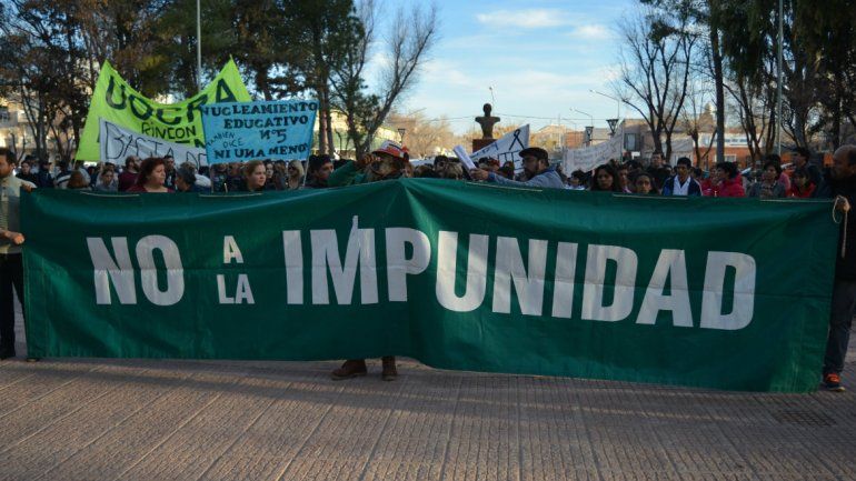 Rincón se movilizó pidiendo justicia por Fernanda Pereyra