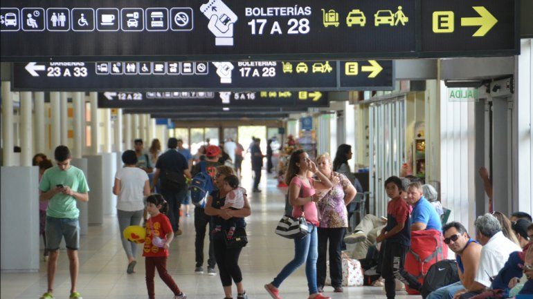 Aprovechando los últimos pasajes para poder viajar