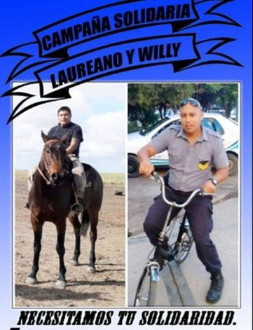 Los polic&iacute;as&nbsp;Cabrera y Sayhueque