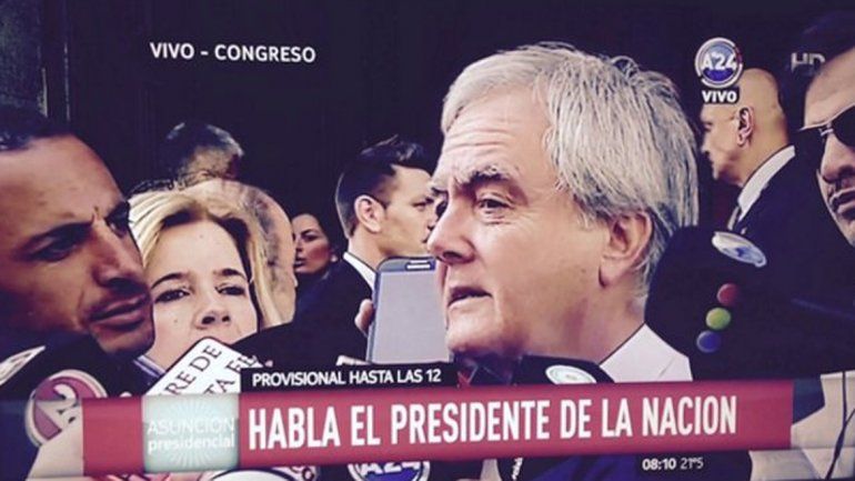 Pinedo consideró lamentable que los legisladores del FpV no asistan a la asunción de Macri