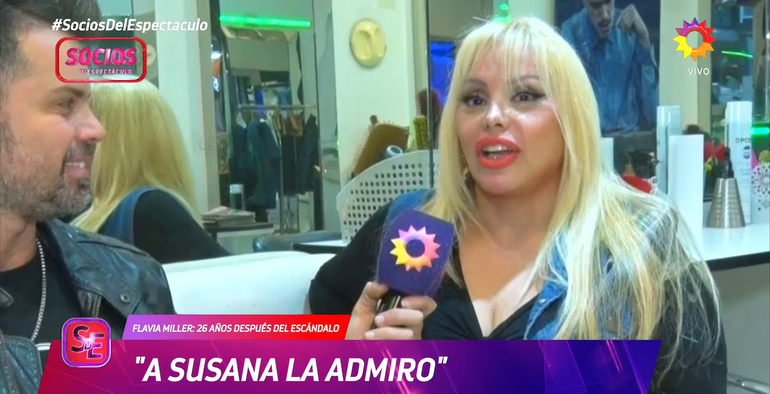 Flavia Miller en la actualidad Flavia Miller en la actualidad